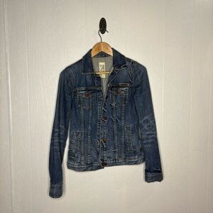 Ezra Fitch Blue Denim Jean jacket size small